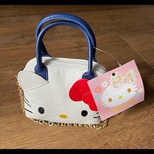HELLO KITTY-NWT Mini Faux Leather Handbag